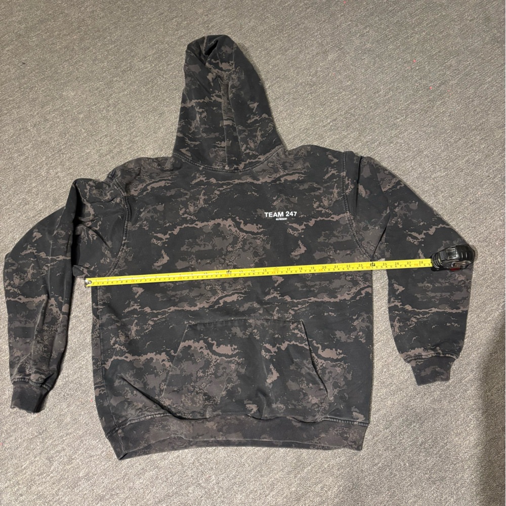 Represent Black and Gray Camouflage Hoodie